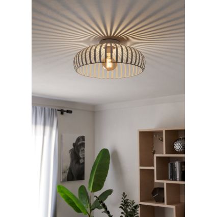 Eglo - Φωτιστικό οροφής 1xE27/40W/230V διάμ. 43 cm σε απόχρωση άμμου