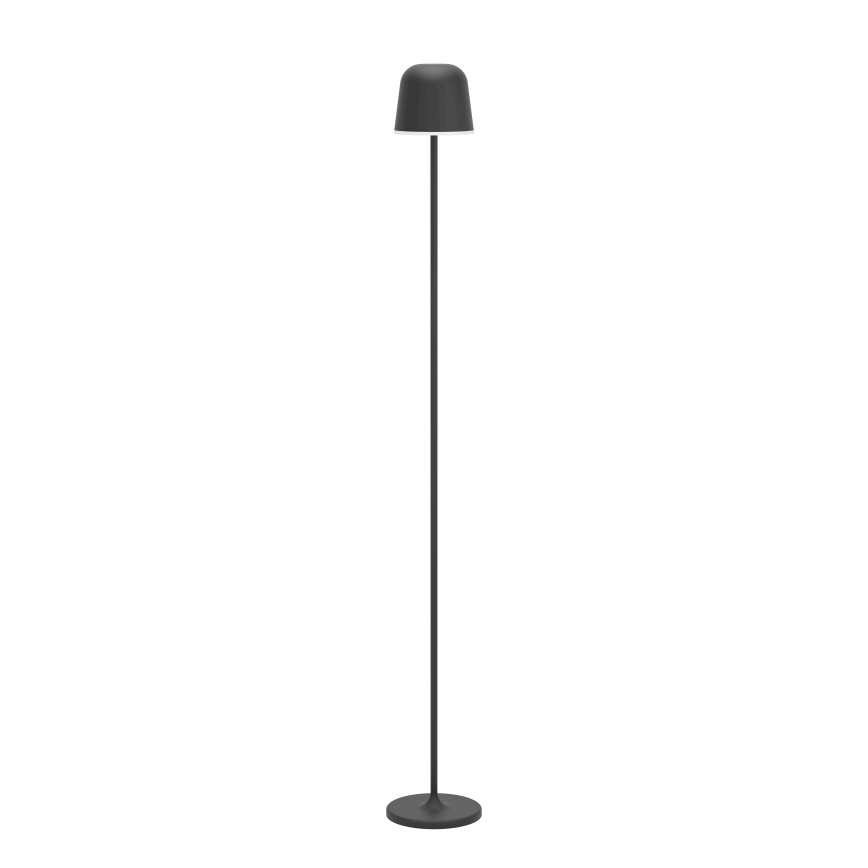 Eglo - LED Dimming Εξωτερικού χώρου επαναφορτιζόμενο επιδαπέδιο φωτιστικό LED/4,3W/5V 2400/3000/4000K IP54 μαύρο