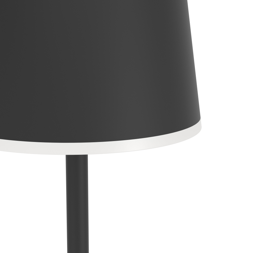 Eglo - LED Dimming Εξωτερικού χώρου επαναφορτιζόμενο επιδαπέδιο φωτιστικό LED/4,3W/5V 2400/3000/4000K IP54 μαύρο