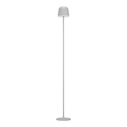 Eglo - LED Dimming Εξωτερικού χώρου επαναφορτιζόμενο επιδαπέδιο φωτιστικό LED/4,3W/5V 2400/3000/4000K IP54 γκρι