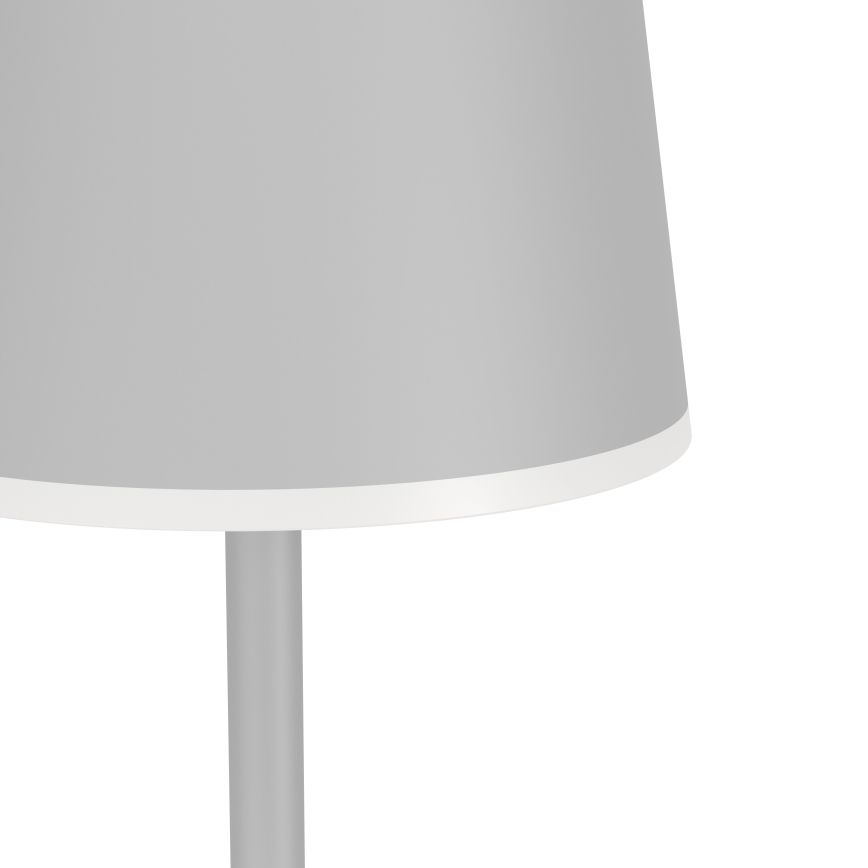 Eglo - LED Dimming Εξωτερικού χώρου επαναφορτιζόμενο επιδαπέδιο φωτιστικό LED/4,3W/5V 2400/3000/4000K IP54 γκρι