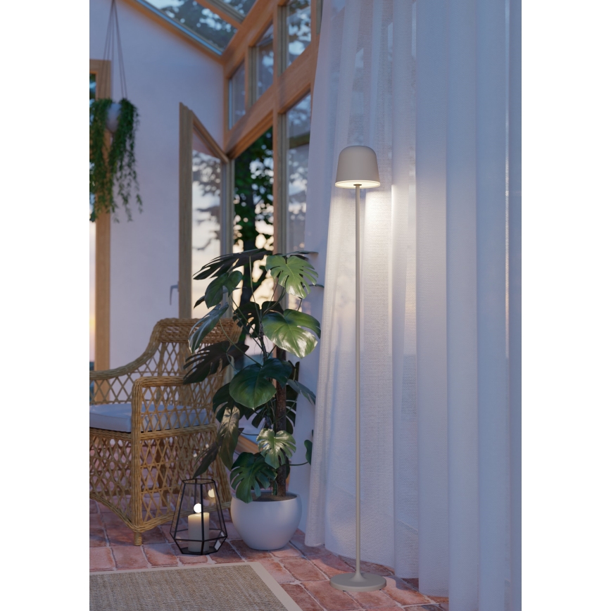 Eglo - LED Dimming Εξωτερικού χώρου επαναφορτιζόμενο φωτιστικό LED/4,3W/5V 2400/3000/4000K IP54 κρεμ