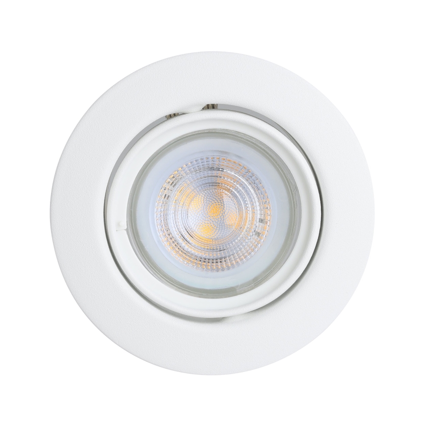 Eglo - ΣΕΤ 3x Χωνευτό Φωτιστικό LED 1xGU10/4W/230V λευκό