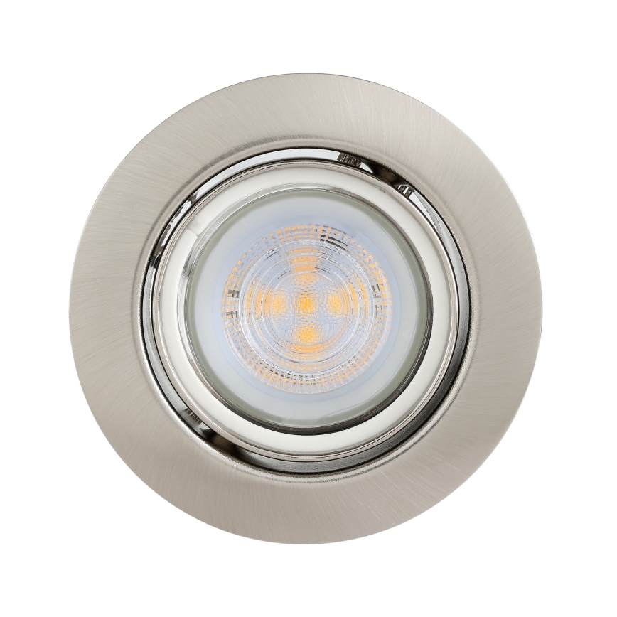 Eglo - ΣΕΤ 3x Χωνευτό Φωτιστικό LED 1xGU10/4W/230V ματ χρώμιο