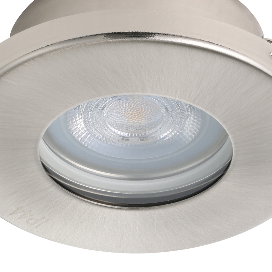 Eglo - ΣΕΤ 3xLED Χωνευτό φωτιστικό μπάνιου 1xGU10/4W/230V IP44 ματ χρώμιο