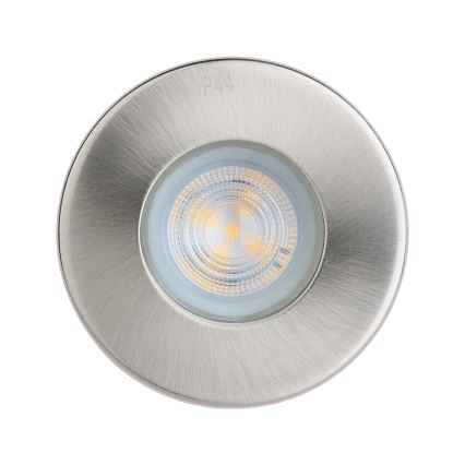 Eglo - ΣΕΤ 3xLED Χωνευτό φωτιστικό μπάνιου 1xGU10/4W/230V IP44 ματ χρώμιο