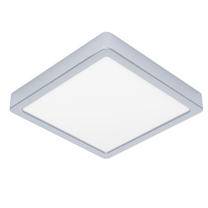 Eglo - Φωτιστικό οροφής LED για μπάνιο, 10,5W, 230V, 2700/4000/6500K (επιλογές θερμοκρασίας φωτός), 22x22 cm, IP44, γυαλιστερό χρώμιο