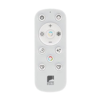 Eglo - LED ρυθμιζόμενο φωτιστικό οροφής 2xLED/20W/230V 2700-6500K διάμ. 48 cm μπρονζέ + τηλεχειριστήριο