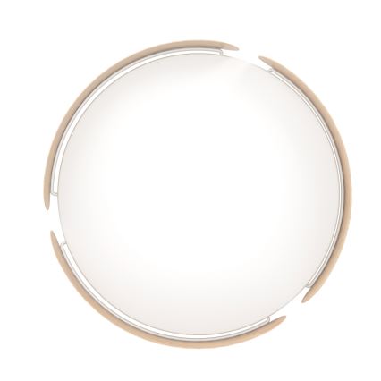 Eglo - Φωτιστικό οροφής LED LED/20W/230V διάμ. 37 cm μπεζ