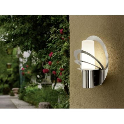 EGLO 90183 - Φως τοίχου εξωτερικού χώρου AVELLINO 1xE27/60W λευκό IP54