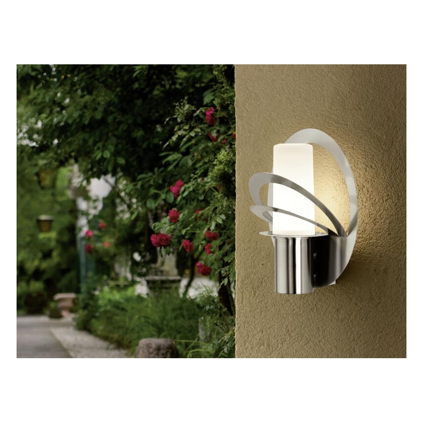 EGLO 90183 - Φως τοίχου εξωτερικού χώρου AVELLINO 1xE27/60W λευκό IP54