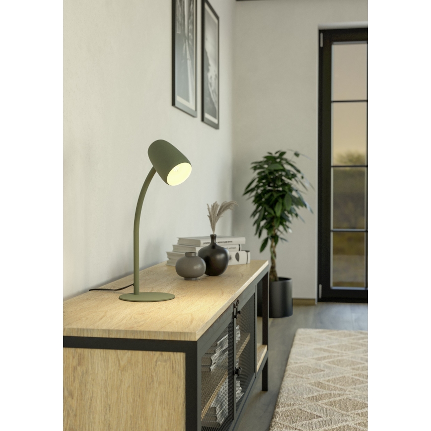 Eglo - Επιτραπέζιο φωτιστικό 1xE14/18W/230V πράσινο