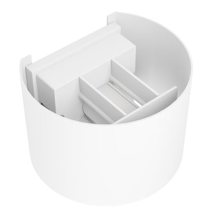 Eglo - Επιτοίχιο φωτιστικό εξωτερικού χώρου LED 2xLED/2,8W/230V IP54 λευκό