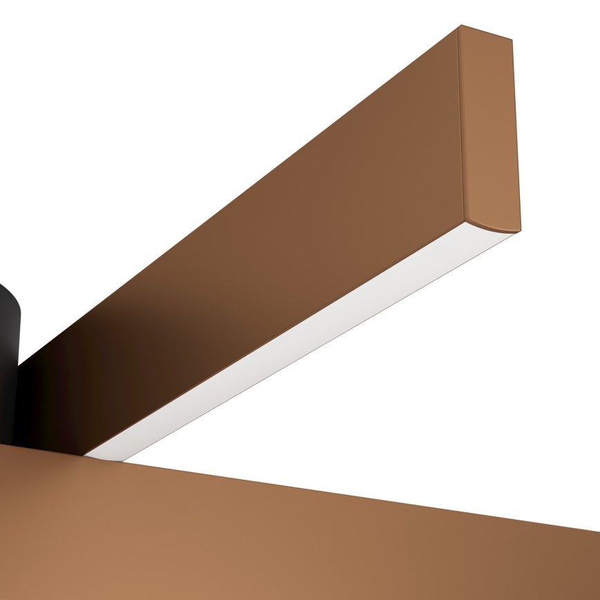 Eglo - LED RGBW ρυθμιζόμενο φωτιστικό οροφής 2xLED/18W/230V χάλκινο/μαύρο