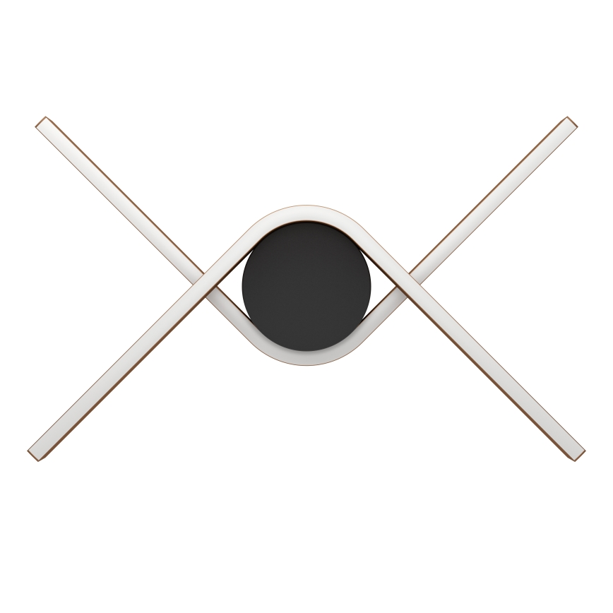 Eglo - LED RGBW ρυθμιζόμενο φωτιστικό οροφής 2xLED/18W/230V χάλκινο/μαύρο