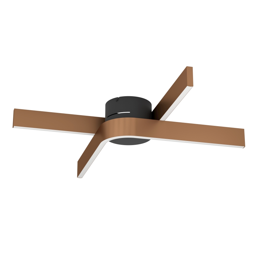 Eglo - LED RGBW Ρυθμιζόμενο φωτιστικό οροφής 2xLED/18W/230V 2700-6500K χάλκινο/μαύρο