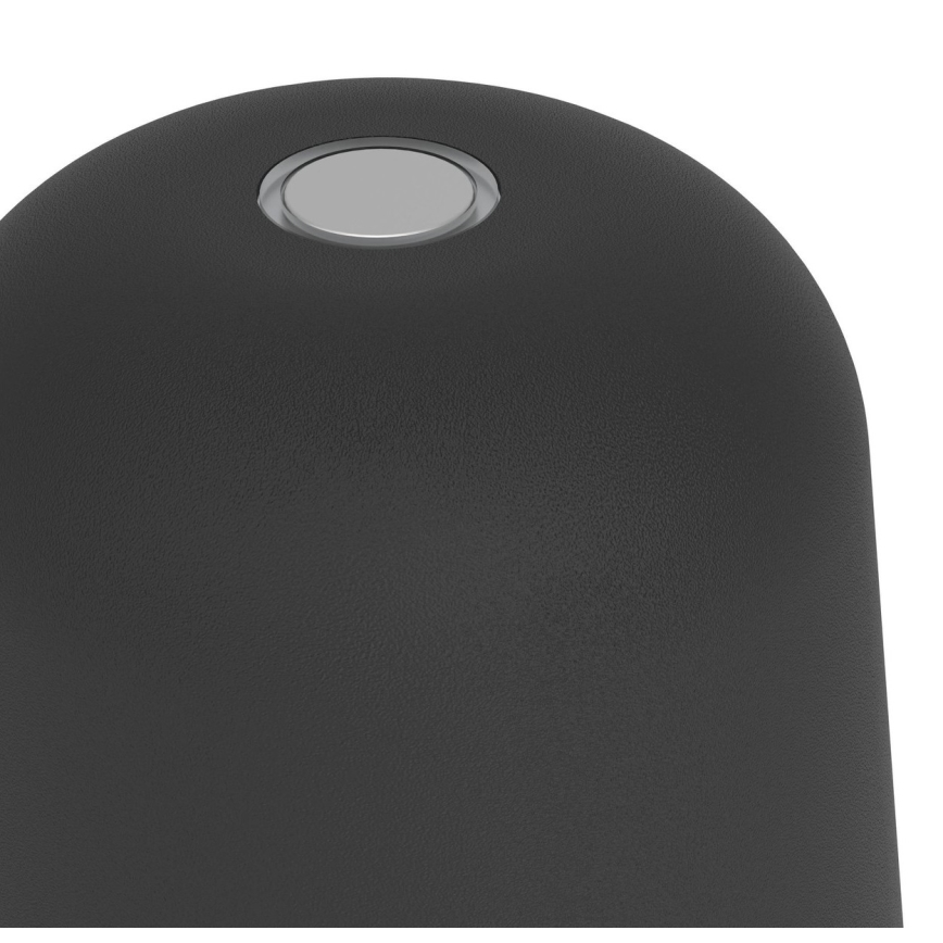 Eglo - Επιτραπέζιο LED φωτιστικό εξωτερικού χώρου, ρυθμιζόμενο, με έλεγχο αφής, επαναφορτιζόμενο, LED/1,8W/5V 2500/3000/4000K 2500 mAh IP54, μαύρο