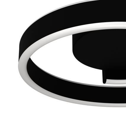 Eglo - Ρυθμιζόμενο φωτιστικό οροφής LED RGBW LED/37W/230V 3000-6500K μαύρο