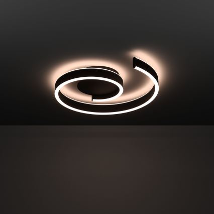 Eglo - Ρυθμιζόμενο φωτιστικό οροφής LED RGBW LED/37W/230V 3000-6500K μαύρο