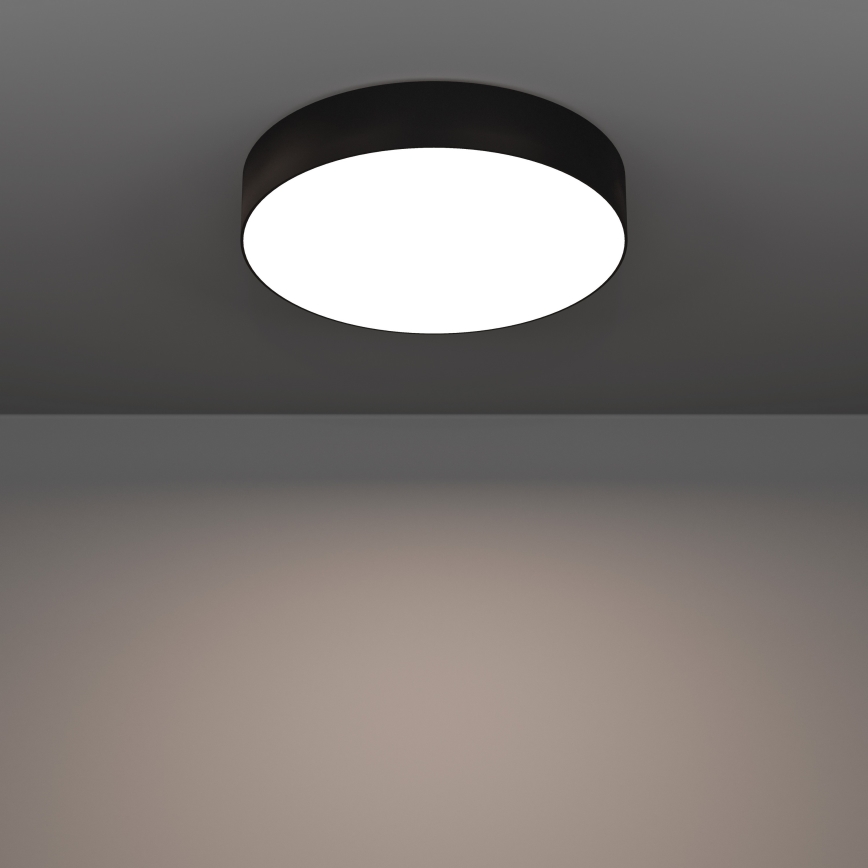 Eglo - LED RGBW ρυθμιζόμενο φωτιστικό οροφής LED/15W/230V 2700-6500K Ø 39 cm μαύρο