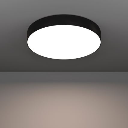 Eglo - Φωτιστικό οροφής LED RGBW, ρυθμιζόμενο, LED/26W/230V, 2700-6500K, Ø 49 cm, μαύρο