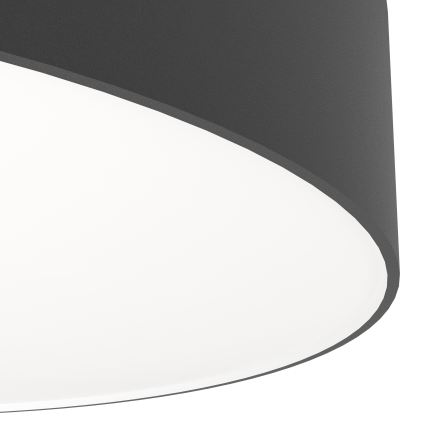 Eglo - Φωτιστικό οροφής LED RGBW, ρυθμιζόμενο, LED/26W/230V, 2700-6500K, Ø 49 cm, μαύρο
