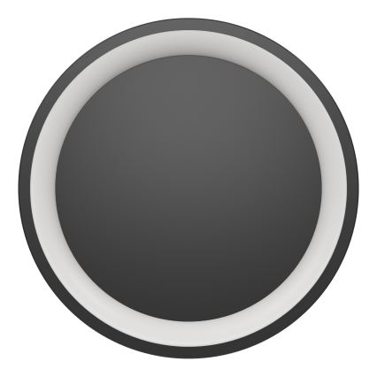 Eglo - LED RGBW ρυθμιζόμενο φωτιστικό οροφής LED/19,6W/230V 2700-6500K Ø35 cm μαύρο