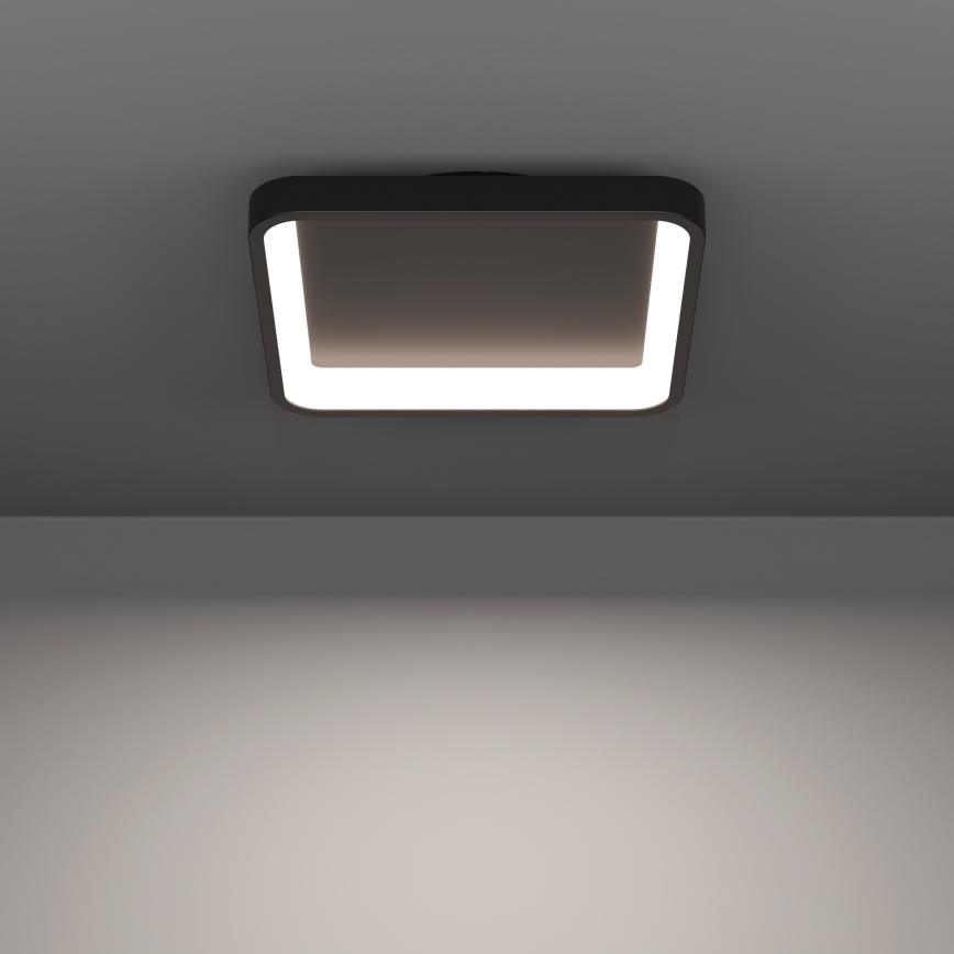 Eglo - LED RGBW Ρυθμιζόμενο φωτιστικό οροφής LED/20W/230V 2700-6500K 35x35 cm μαύρο