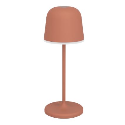 Eglo - LED ρυθμιζόμενο επιτραπέζιο επαναφορτιζόμενο φωτιστικό εξωτερικού χώρου με έλεγχο αφής LED/1,8W/5V 2500/3000/4000K 2500 mAh IP54 πορτοκαλί