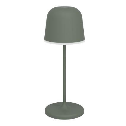 Eglo - LED ρυθμιζόμενο υπαίθριο επιτραπέζιο φωτιστικό με έλεγχο αφής, επαναφορτιζόμενο LED/1,8W/5V 2500/3000/4000K 2500 mAh IP54 πράσινο