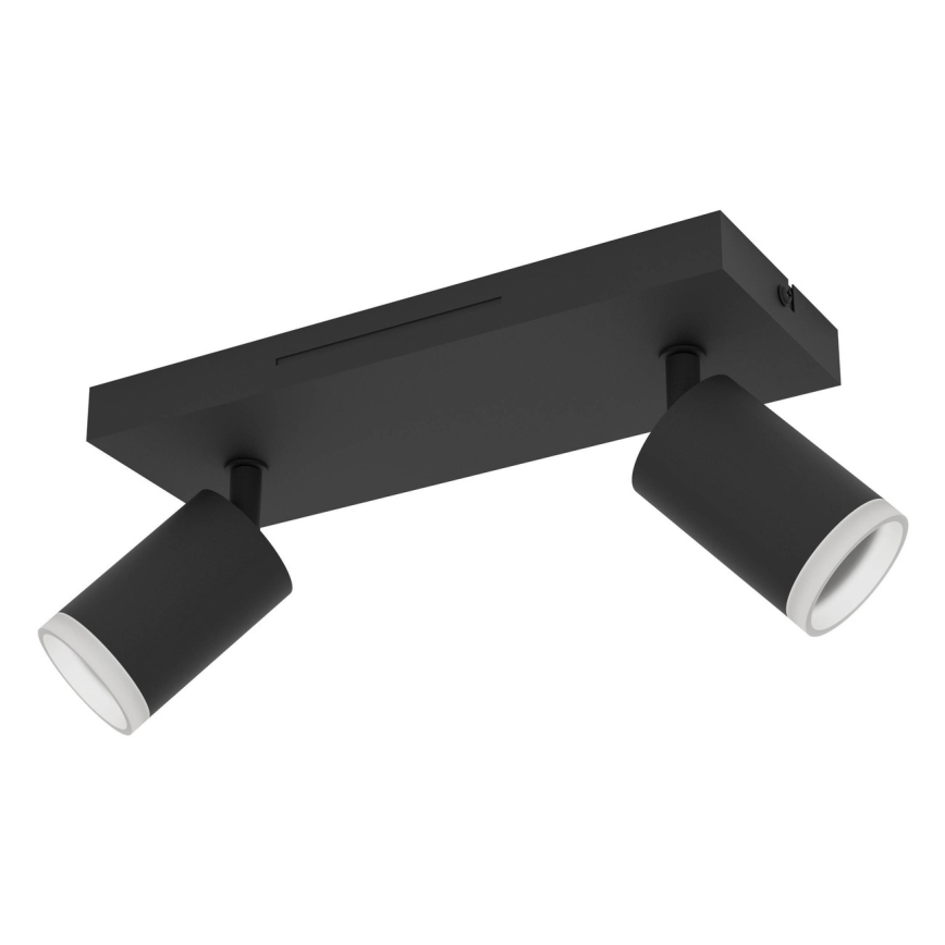 Eglo - LED RGBW Ρυθμιζόμενο σποτ 2xLED/3,7W/230V 2700-6500K μαύρο