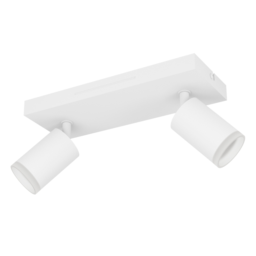 Eglo - LED RGBW Ρυθμιζόμενο σημειακό φωτιστικό 2xLED/3,7W/230V 2700-6500K λευκό