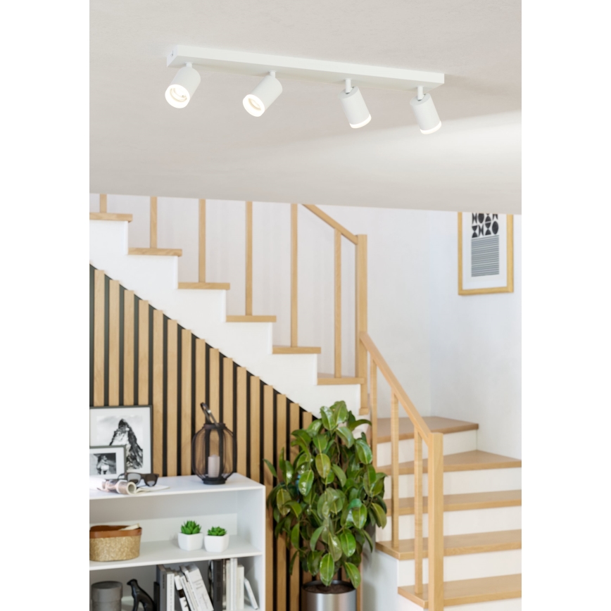 Eglo - LED RGBW Ρυθμιζόμενο σποτ φωτιστικό 4xLED/3,7W/230V 2700-6500K λευκό