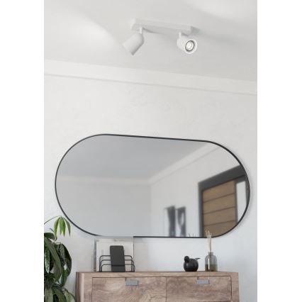 Eglo - Φωτιστικό σποτ 2xGU10/10W/230V λευκό