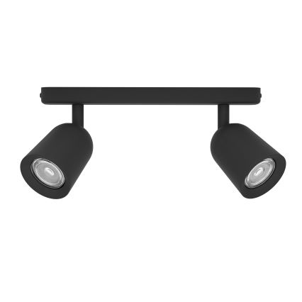 Eglo - Φωτιστικό σποτ 2xGU10/10W/230V μαύρο