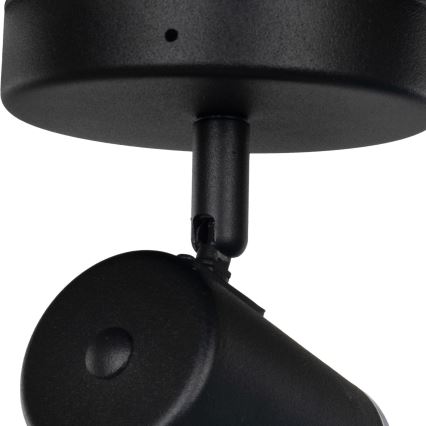 Eglo - Επιτοίχιο σποτ μπάνιου 1xGU10/5W/230V IP44 μαύρο