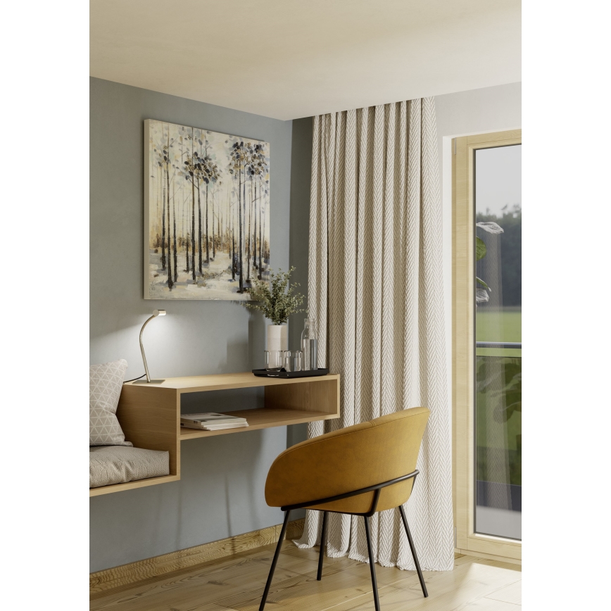 Eglo - LED Ρυθμιζόμενη επιτραπέζια λάμπα αφής LED/5W/230V 2700/4000/6500K ματ χρώμιο