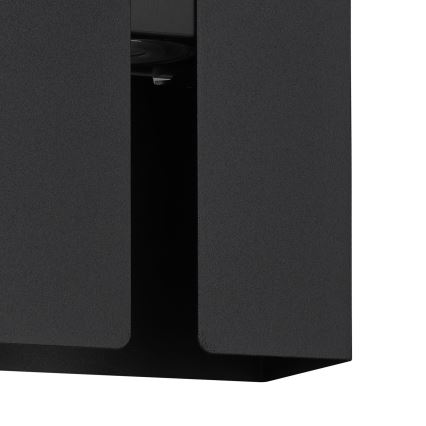 Eglo - Εξωτερικό επιτοίχιο φωτιστικό LED 2xLED/4W/230V 2700/4000/6000K. IP44, μαύρο