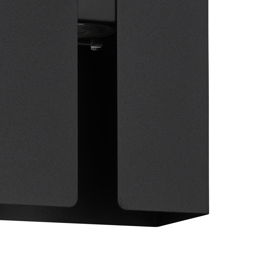 Eglo - Εξωτερικό επιτοίχιο φωτιστικό LED 2xLED/4W/230V 2700/4000/6000K. IP44, μαύρο