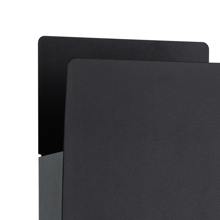 Eglo - Εξωτερικό επιτοίχιο φωτιστικό LED 2xLED/4W/230V 2700/4000/6500K IP44 μαύρο