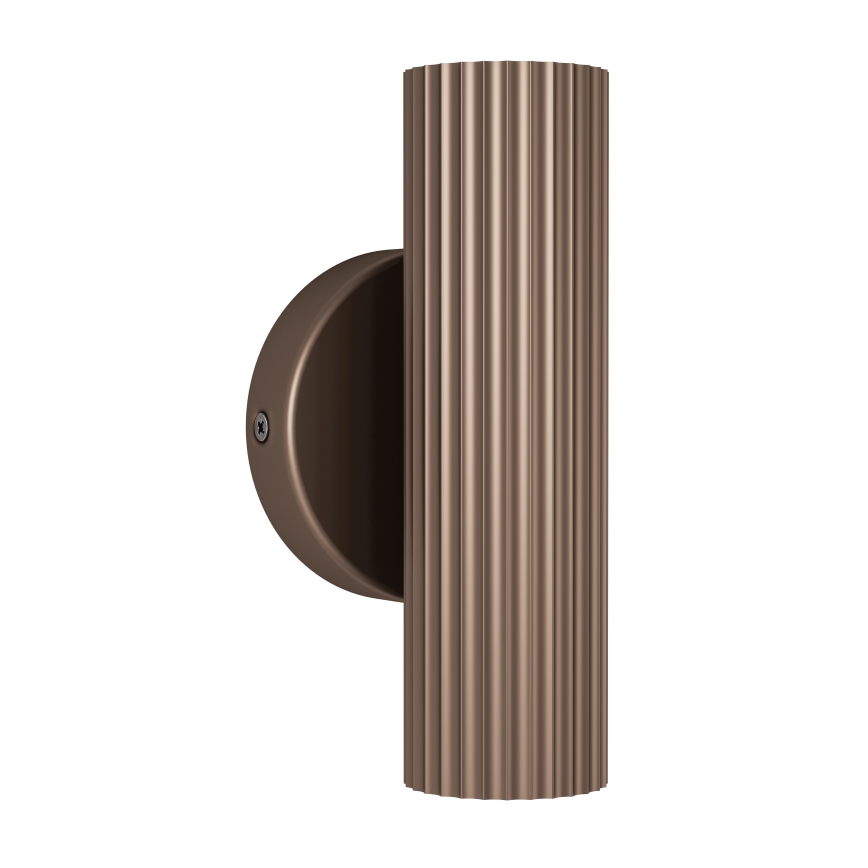 Eglo - Επιτοίχιο φωτιστικό 2xGU10/5W/230V καφέ