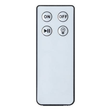 Eglo - Σετ 3 τεμαχίων LED RGB φωτιστικών εξωτερικού χώρου LED/1W/230V IP44, μαύρο, με τηλεχειριστήριο