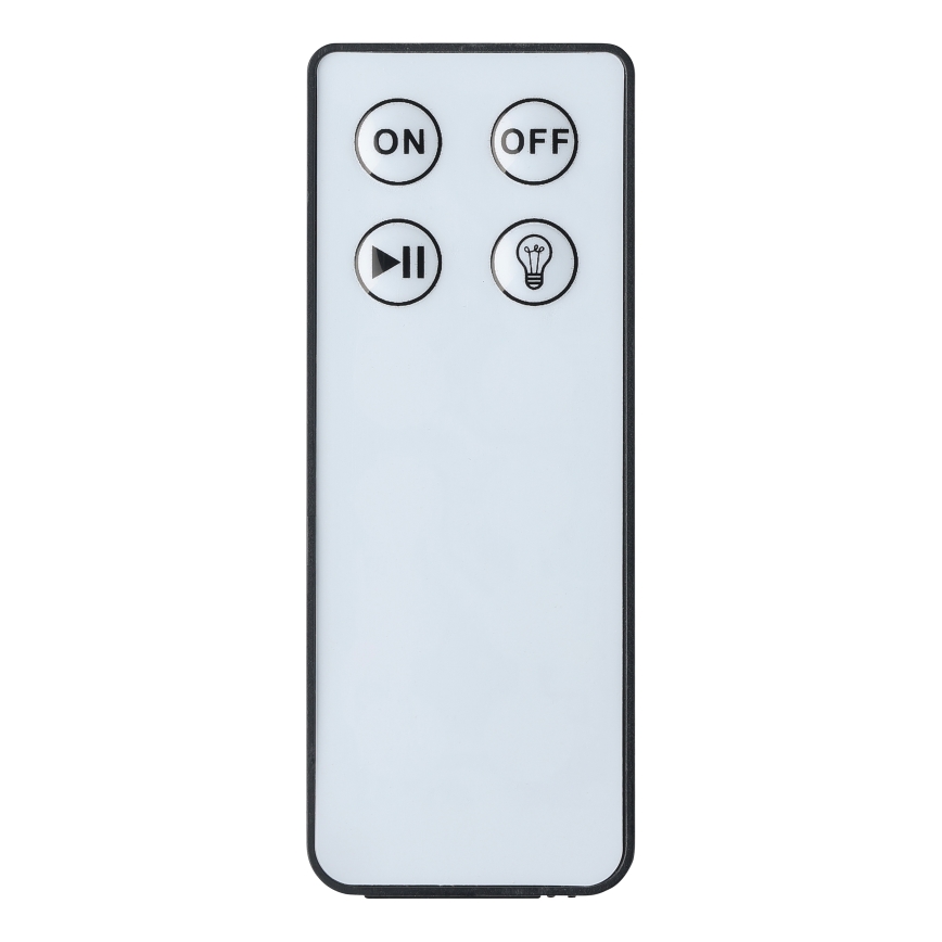 Eglo - Σετ 3 τεμαχίων LED RGB φωτιστικών εξωτερικού χώρου LED/1W/230V IP44, μαύρο, με τηλεχειριστήριο