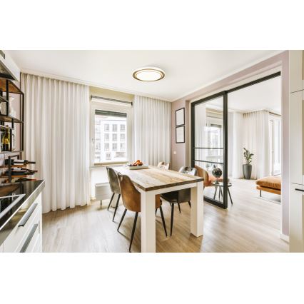 Eglo - Φωτιστικό οροφής LED, 36W, 230V, Ø 49 cm, χρυσό