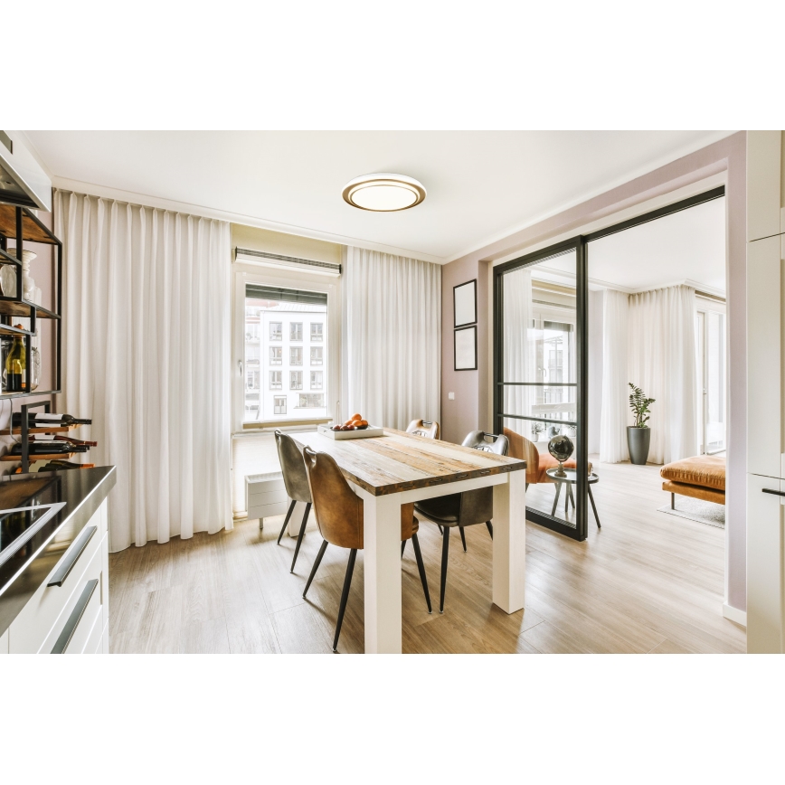 Eglo - Φωτιστικό οροφής LED, 36W, 230V, Ø 49 cm, χρυσό