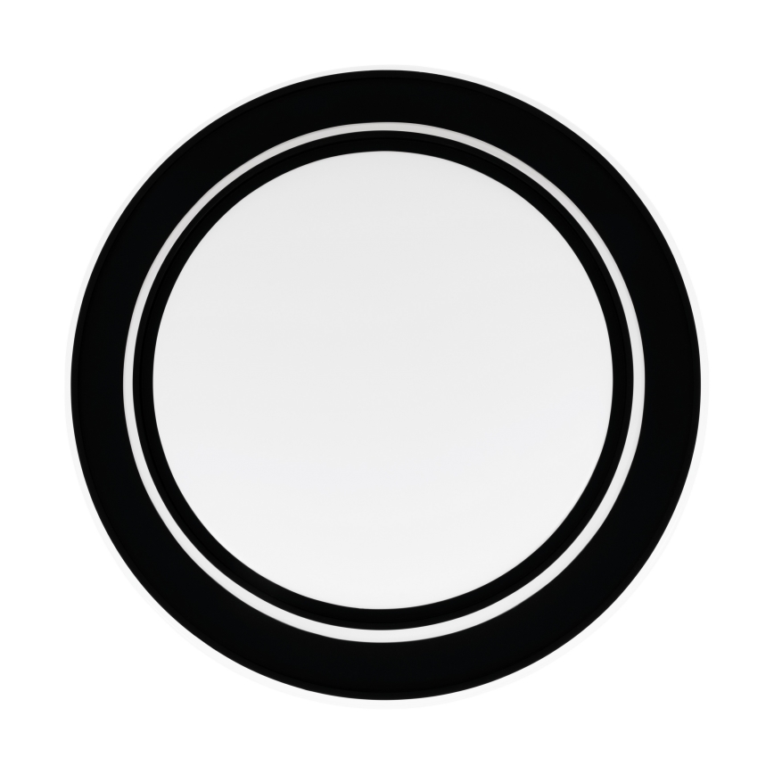 Eglo - LED φωτιστικό οροφής, 24W/230V, διάμετρος 40 cm, μαύρο