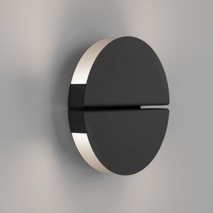 Eglo - Εξωτερικό επιτοίχιο φωτιστικό LED/4,5W/230V 2700/4000/6500K IP44 μαύρο