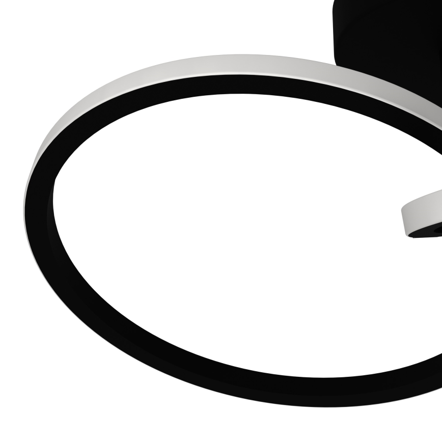 Eglo - Φωτιστικό οροφής LED/12W/230V 2700/4000/6500K μαύρο