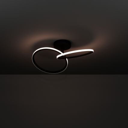 Eglo - Φωτιστικό οροφής LED/12W/230V 2700/4000/6500K μαύρο