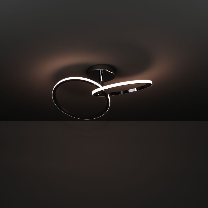 Eglo - φωτιστικό οροφής LED/12W/230V 2700/4000/6500K γυαλιστερό χρώμιο